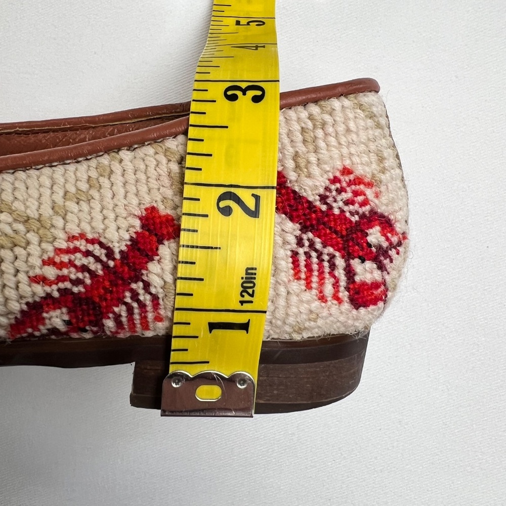 *FIRM PRICE* By Paige Lobster Needlepoint Loafers - Picture 12 of 12